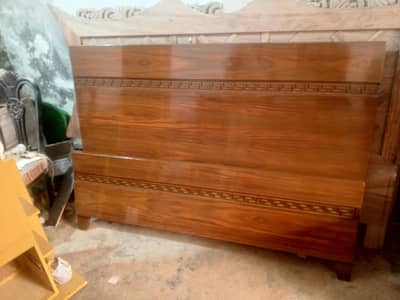 25% OFF SALE OFFER KING SIZE DOUBLE BED/PURE KEEKAR WOOD AND ALNOOR