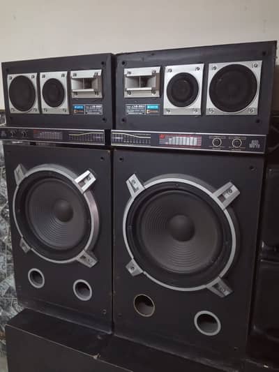 Lotte LS-990 4 way 12 inch speaker system 250 watts non repair