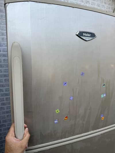 Haier metal body 370 litre