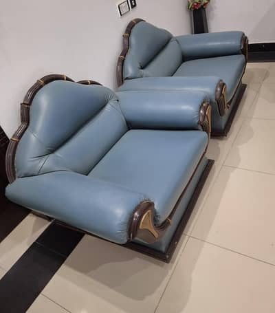 Sofa 5 seater, Dedar wood, luxury sofa