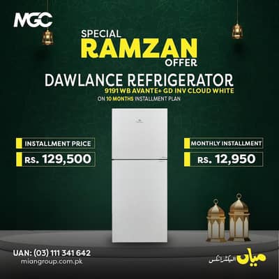 FRIDGES ON ZERO PERCENT MARKUP ON INSTALLMENT