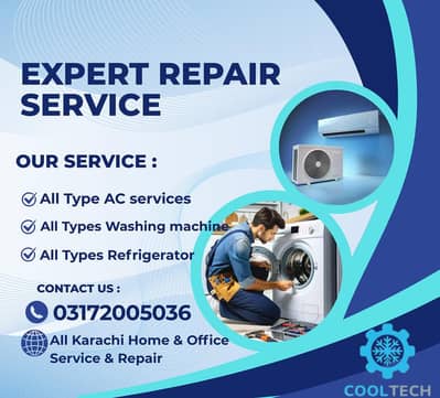 All Types Split Ac & washing machine Affordable Rates|100%Satisfaction