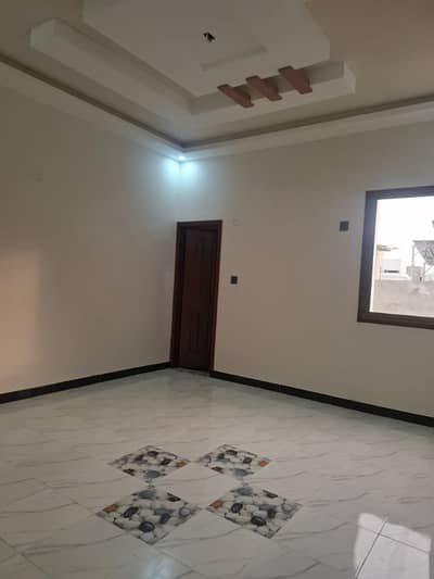 170 sq yards brand new super portion on 2nd floor with roof west open corner