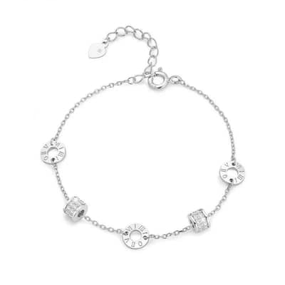 Roman Numeral double small waist bracelet