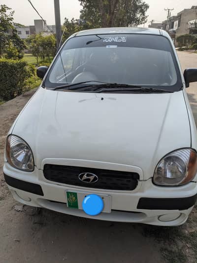 Santro 2006 Alloy rims Lcd installed