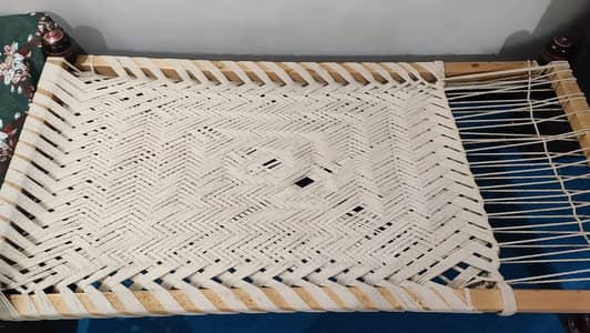 wooden charpai