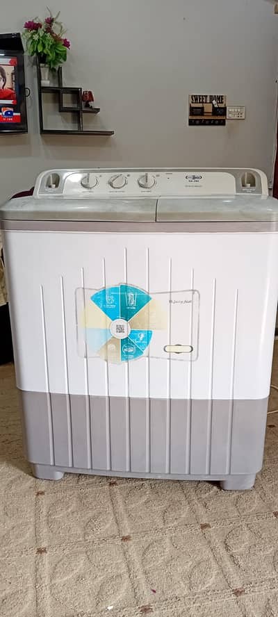 Super asia washing + dryer machin