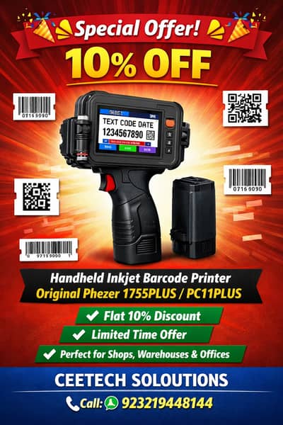 Original Phezer Handheld Inkjet Printers – Now at Wholesale Prices