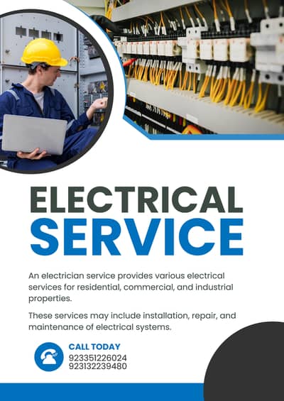 electrician services / electric work / home and office repair