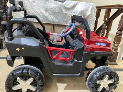 Baby electric car dual battery with remote