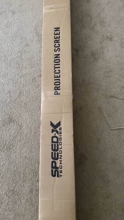 8/6 motorized projector screen