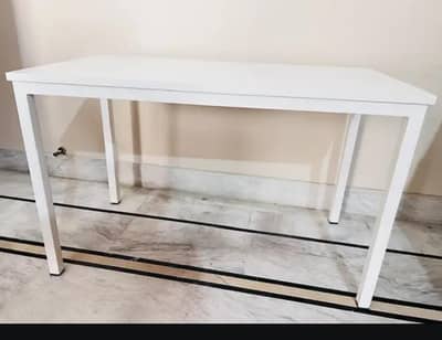4 person workstation table with iron leg