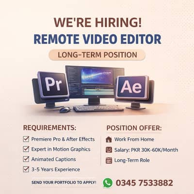 Remote Video Editor (Long-Term)