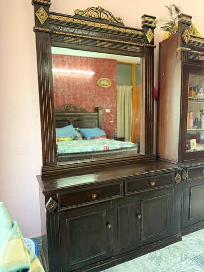dressing table and Showcase