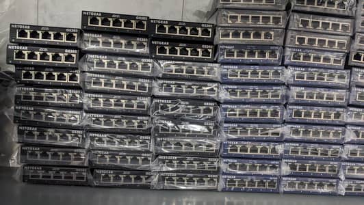 Networking switches available CISCO, NETGEAR, D-LINK, TP-LINK, RUIJIE,