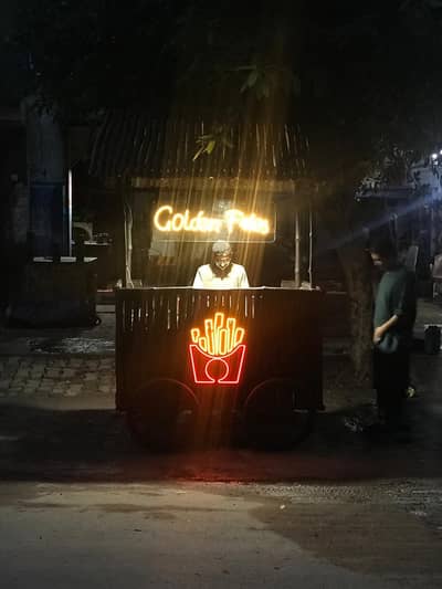 Food Stall (Fries stall) with setup