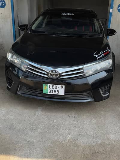 Toyota Corolla GLI 2016 contact 03009536796