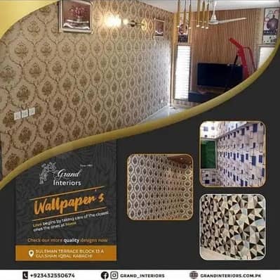 Wallpapers wall morals wall panels wpvc PVC panels by Grand interiors