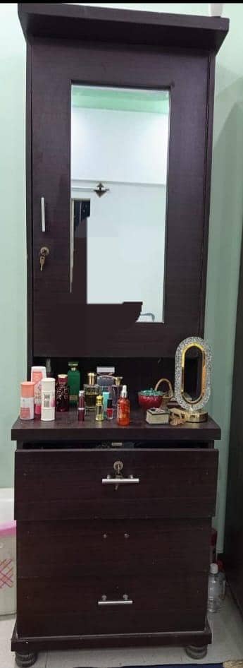 Wardrobe and dressing table Rs 15000 for both