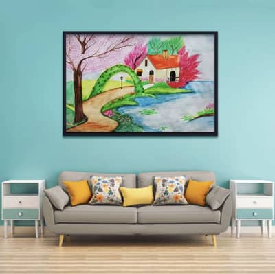 Faber Castell Water Colour Painting 