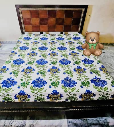 Urgent sale -King Size Solid Wooden Double Bed For Sale