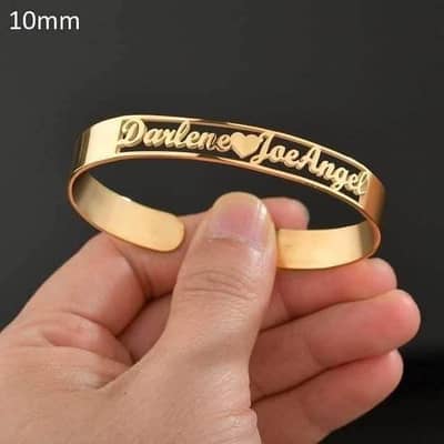 Customize name gold plated Jewellry bracelet