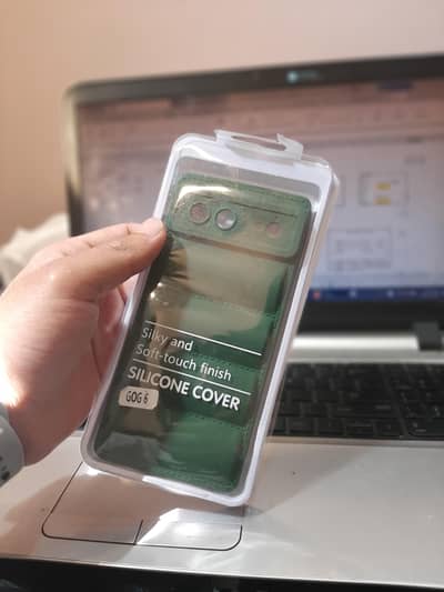 Brand New Silicone Mobile Cover (Soft Touch) – Green Color