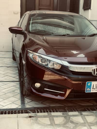Honda civic Vti orial Prosmatic 2018 red Metar