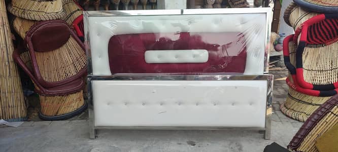 Steel Bed and Baby swing  available