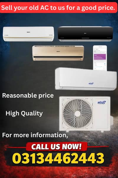 Ac sale us in fair price window Ac | Split Ac | Dc inverter All models