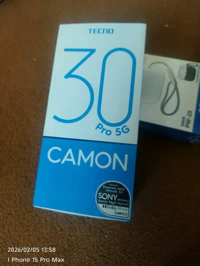Tecno Camon 30 Pro 5G | 12GB+512GB | Brand New Condition |