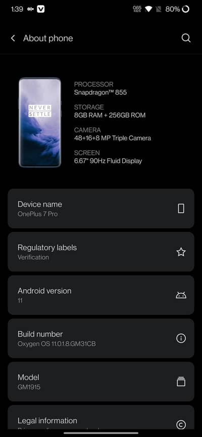 OnePlus 7 Pro 8Gb 256Gb