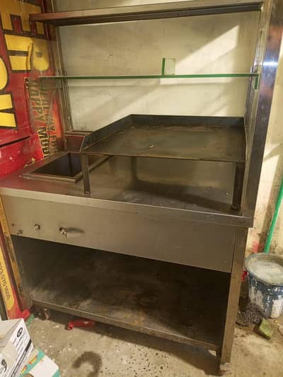 burger shuwarma counter for sale urgent