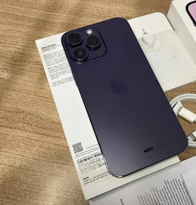 Apple iPhone 14 Pro Max Complete Box Urgent Sale Connect Wtp No