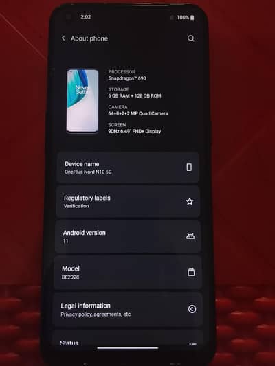 One Plus Nord N10 (6/128)