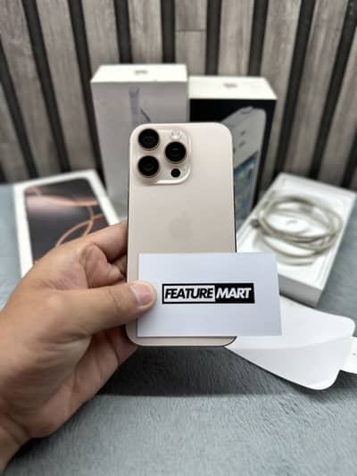 16 Pro JV | 128GB | 42 Cycle | Complete Box | Desert Titanium | Apple