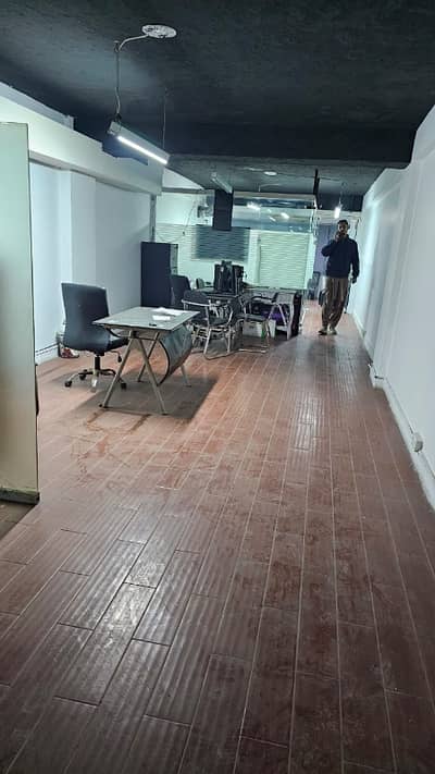 F-8 Markaz Mezzanine Floor Main Double Road Facing 702 Sqft Office Available For Rent At Reasonable Rental Price.