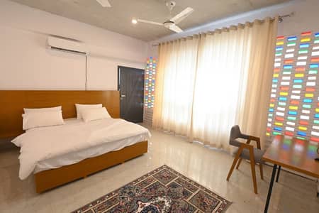 E-11 Capital Residencia 3bed Room With Attach Bath Fully Furnished Penthouse Available For Rent.