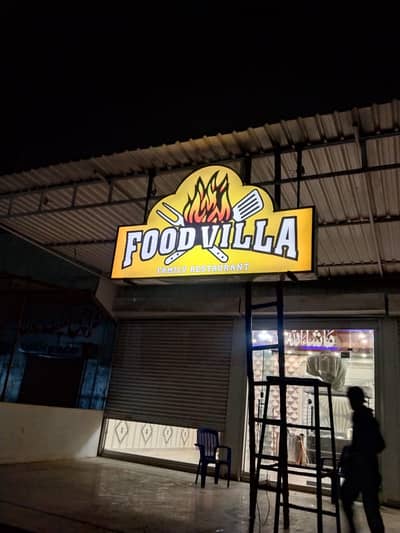 Sign Board Panaflex Printing 3D Logo Sticker Printing Digital Printing