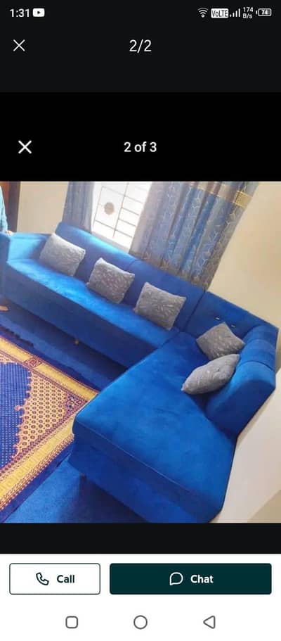 sofa l shape urgent sale