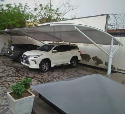Pole parking car shade / Car roof shade / Awning shade / Hyper shade