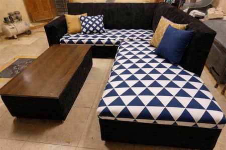 l shape corner sofa black zic zac