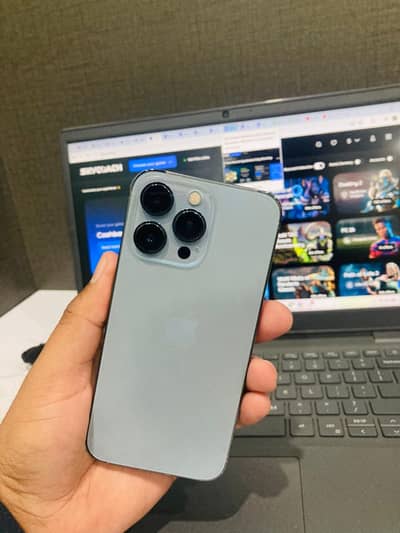 iPhone 13 Pro – Sierra Blue – 128GB (Non PTA) in excellent condition.