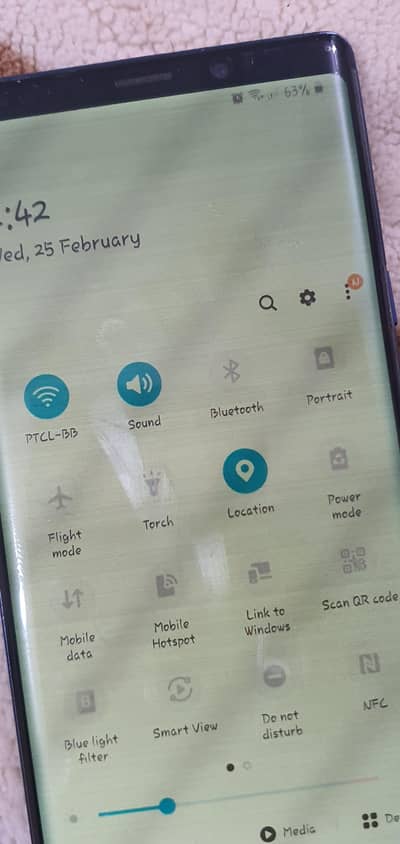 galaxy note 9 dual sim patched yellow panel no dot no shade