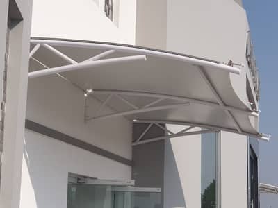 Wall mounted shade / Heat proof shade / Canopy shade / Tensile Shade