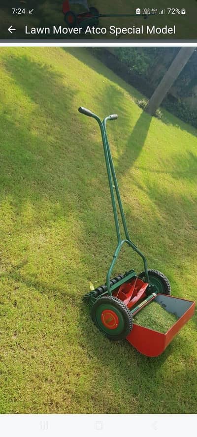 Lawn Mower, Grass Cutter, Atco Green Grass cutter
