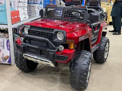 Battery powered jeep for kids
