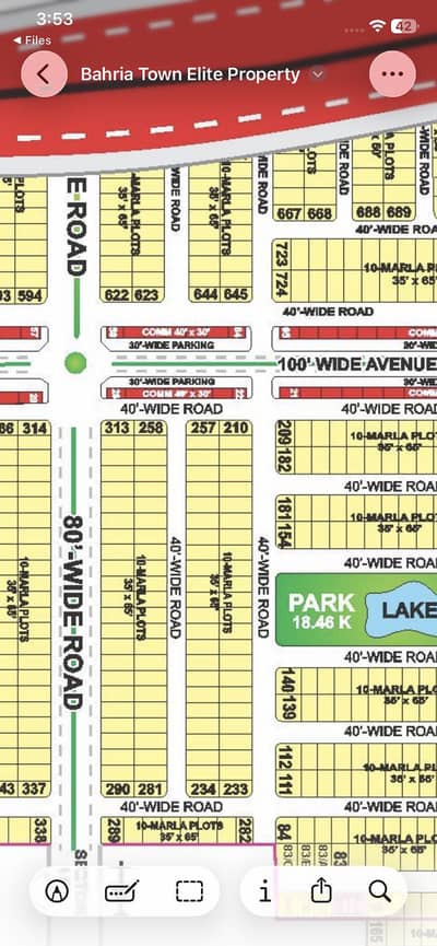 10 Marla Ready For Construction Plot For Sale Bahri Town Lahore Talha Block