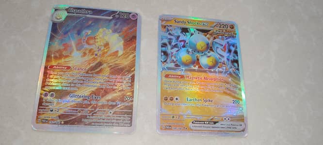 Brand new holo Pokemon cards ,double rare!
