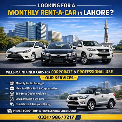 Rent A Car Lahore /  Rent A Car  / Car Rental services